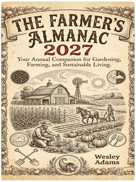 THE FARMER'S ALMANAC 2027: Your Annual Companion for Gardening, Farming, and Sustainable Living