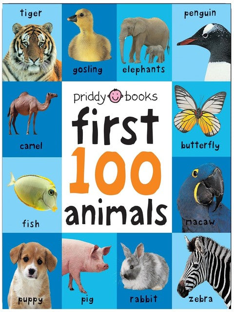 First 100 Animals: A padded book―perfect for little hands to hold