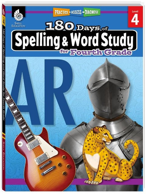 180 Days™: Spelling and Word Study for Fourth Grade: Practice, Assess, Diagnose
