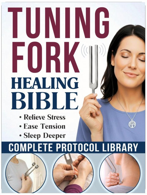 The Tuning Fork Healing Bible: DIY Sound Therapy Guide to Quiet Your Mind and Deeply Relax Your Body in Minutes | A Complete Protocol Library, from ... to Spiritual Practices (Healing Bible Series)