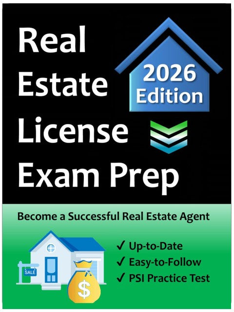 National Real Estate Salesperson License Exam Prep: Everything You Need to Become a Real Estate Agent → Study Guide, Math Calculations, Practice Test Similar to Exam, Term Dictionary & More!