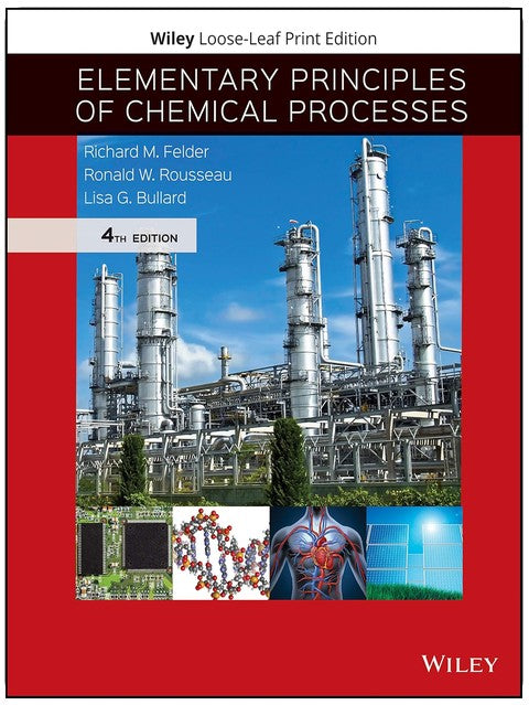 Elementary Principles of Chemical Processes