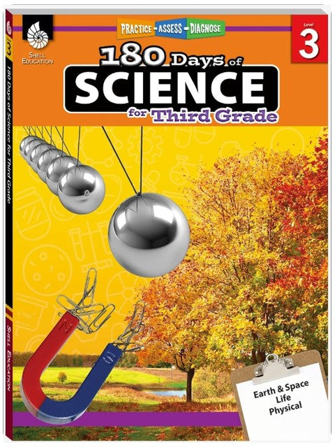 180 Days™: Science for Third Grade: Practice, Assess, Diagnose
