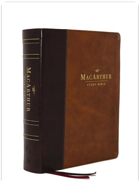 ESV, MacArthur Study Bible, Brown Leathersoft: Unleashing God's Truth One Verse at a Time (Holy Bible, English Standard Version)