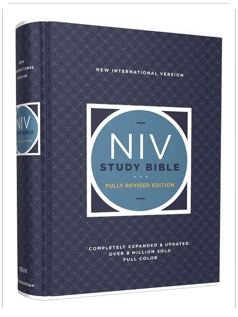 NIV Study Bible, Fully Revised Edition (Study Deeply. Believe Wholeheartedly.), Hardcover, Red Letter, Comfort Print