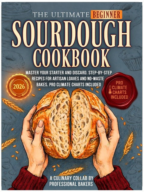 The Ultimate Beginner Sourdough Cookbook: Master Your Starter and Sourdough Discard. Step-by-Step Recipes for Artisan Loaves and No-Waste Bakes. Pro ... ... Included (Real Baking, Real Life Book 1)