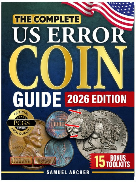 The Complete US Error Coin Guide: A Proven 10-Step System with Expert Strategies to Identify & Authenticate Rare Mint Errors, Avoid Mistakes, Spot Profitable Finds, & Stay Updated with New Discoveries