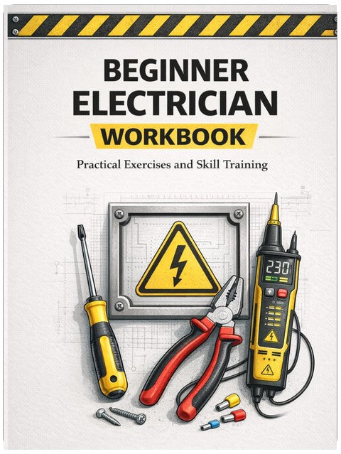 Beginner Electrician Workbook Hands-On Practice for Electrical Basics, Circuits, Safety, and Troubleshooting: A Practical Training Workbook with ... Handbook Series: From Beginner to Pro)