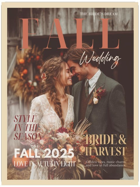 The Bride’s Dream Fall Wedding Magazine: A Modern Bridal Autumn Lookbook with Gown Ideas and Seasonal Decor Inspiration for Rustic, Boho, Indie, and Soulful Brides