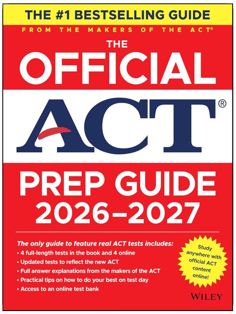The Official ACT Prep Guide 2026-2027: Book + Online