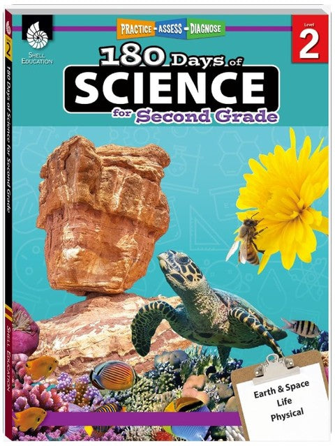 180 Days™: Science for Second Grade: Practice, Assess, Diagnose