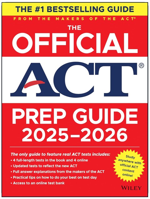 The Official ACT Prep Guide 2025 - 2026: Book + Online Course