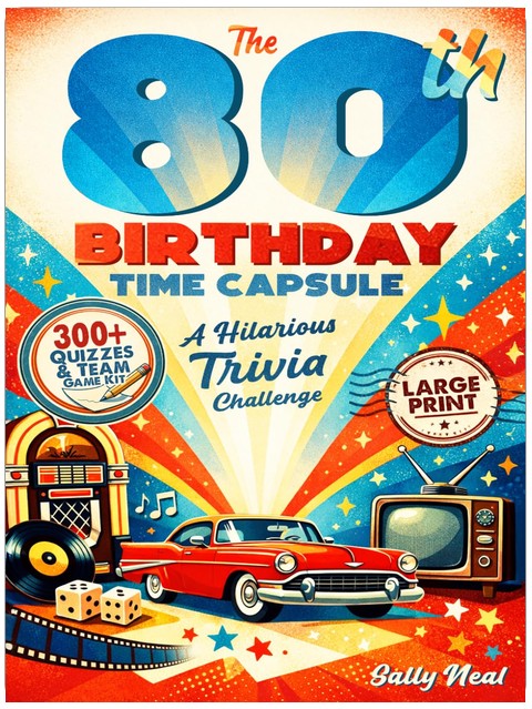 The 80th Birthday Time Capsule: A Hilarious Trivia Challenge Loaded with Forgotten Fads, Funny Headlines, and Quirky Questions from Their Life — The Perfect Gift to Get the Whole Party Roaring