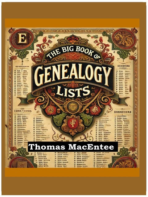 The Big Book of Genealogy Lists