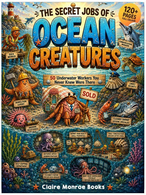The Secret Jobs of Ocean Creatures For Kids Aged 6 to 10: An Illustrated Fun Animal Encyclopedia To Learn About Nature (Secret Animal Jobs)