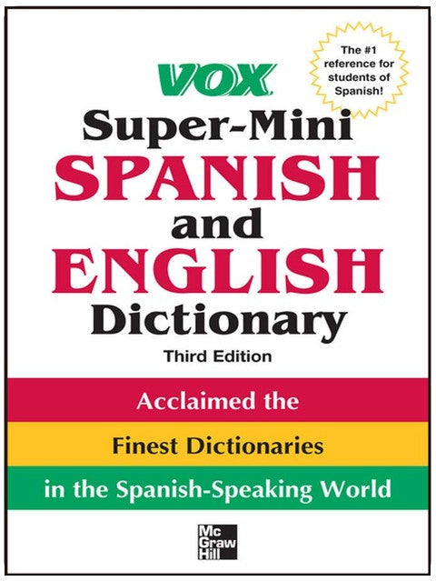 Vox Super-Mini Spanish and English Dictionary, 3rd Edition (Vox Dictionaries)