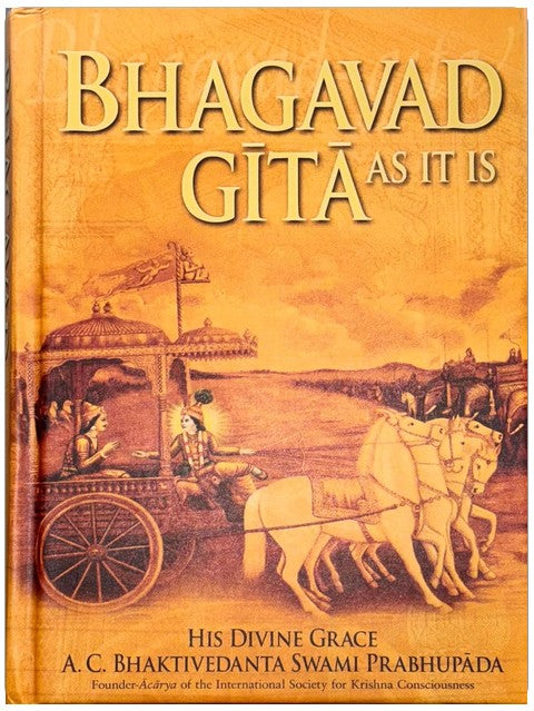 Bhagavad Gita As It Is, Premium US Edition, Sanskrit Verses alongwith Translation - Color illustrations, Bhaktivedanta Swami Purports (BBT US Edition)