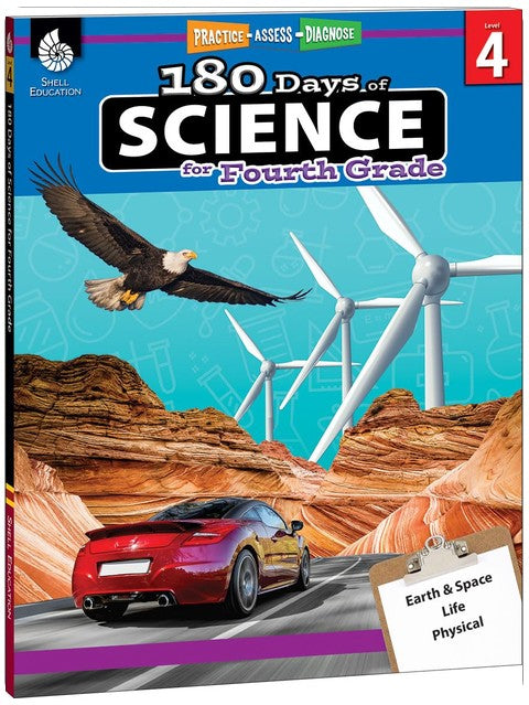 180 Days™: Science for Fourth Grade: Practice, Assess, Diagnose