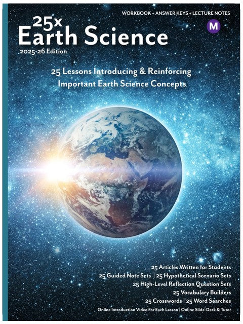 25x: Earth Science - Middle School - 25 Mini-Lessons To Introduce, Reinforce, and Highlight the Importance of Earth Science Topics - 25 Articles, 25 ... (25x High & Middle School Science Series)