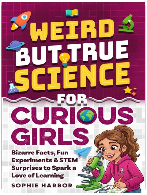 Weird But True Science For Curious Girls: Bizarre Facts, Fun Experiments & STEM Surprises to Spark a Love of Learning (Gift Books for Kids)