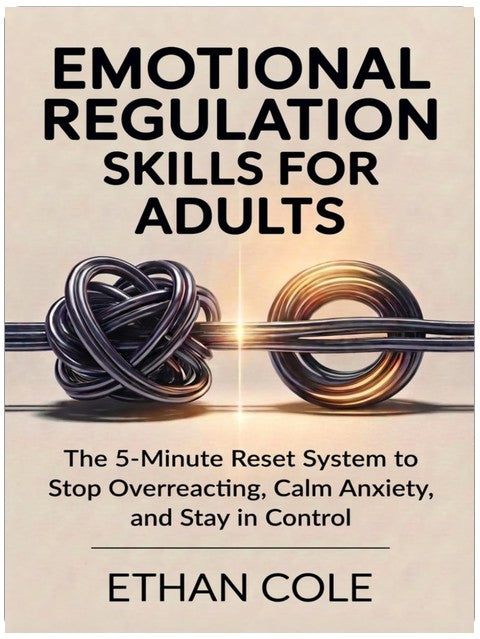 Emotional Regulation Skills for Adults: The 5-Minute Reset System to Stop Overreacting, Calm Anxiety, and Stay in Control