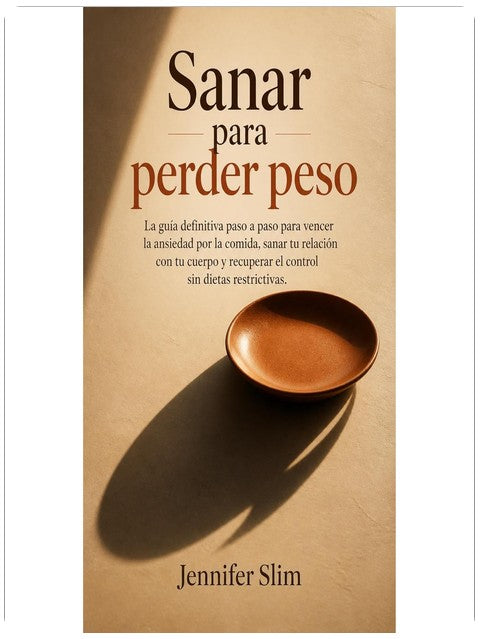 Sanar para perder peso: La guía definitiva paso a paso para vencer la ansiedad por la comida, sanar tu relación con tu cuerpo y recuperar el control sin dietas restrictivas.