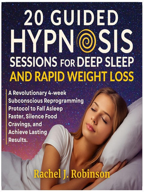 20 Guided Hypnosis Sessions for Deep Sleep and Rapid Weight Loss: A Revolutionary 4-Week Subconscious Reprogramming Protocol to Fall Asleep Faster, Silence Food Cravings, and Achieve Lasting Results