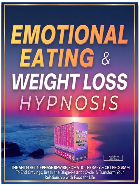 Emotional Eating & Weight Loss Hypnosis: The Anti-Diet 10-Phase Rewire, Somatic Therapy & CBT Program to End Cravings, Break the Binge-Restrict Cycle, & Transform Your Relationship with Food for Life (Freedom Rewired)