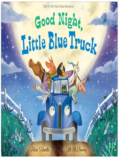 Good Night, Little Blue Truck: A Heartwarming Bedtime Story about Trucks, Farm Animals, and Friendship, For Kids (Ages 4-8)