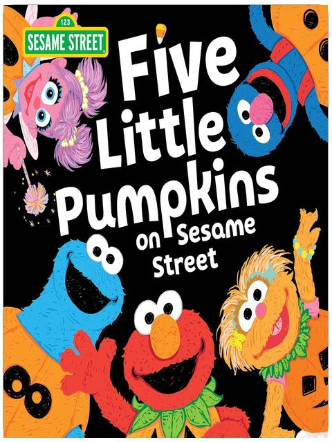 Five Little Pumpkins on Sesame Street: A Halloween Storybook Treat with Elmo, Cookie Monster, and Friends! (Sesame Street Scribbles)