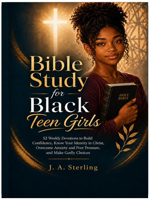 Bible Study for Black Teen Girls: 52 Weekly Devotions to Build Confidence, Know Your Identity in Christ, Overcome Anxiety and Peer Pressure, and Make Godly Choices