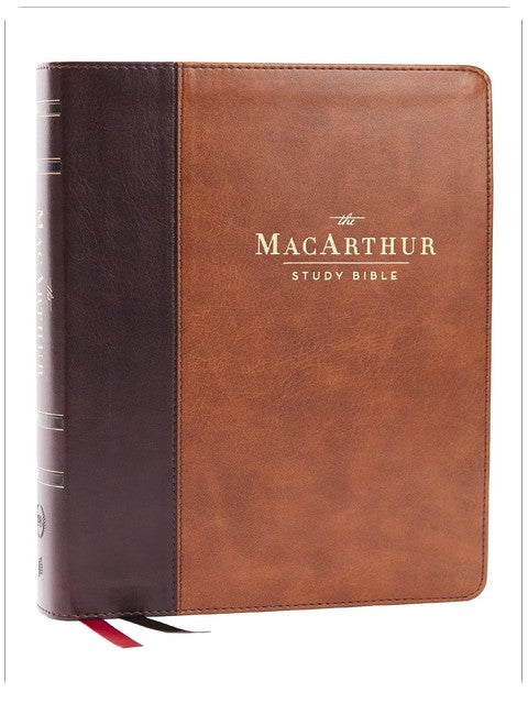 LSB, MacArthur Study Bible, Brown Leathersoft, Comfort Print: Unleashing God's Truth One Verse at a Time (Holy Bible, Legacy Standard Bible)