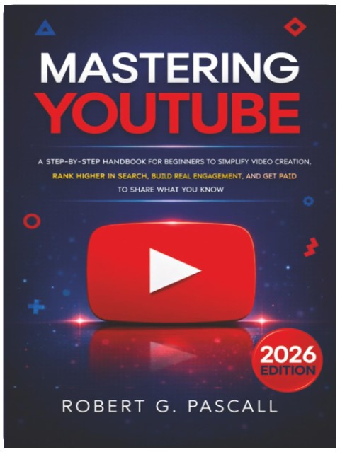 Mastering YouTube: A Step-by-Step Handbook for Beginners to Simplify Video Creation, Rank Higher in Search, Build Real Engagement, and Get Paid to Share What You Know