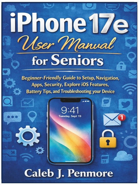 iPhone 17e User Manual for Seniors: Beginner-Friendly Guide to Setup, Navigation, Apps, Security, Explore iOS Features, Battery Tips, and Troubleshooting your Device (DeviceBridge Guide Series)