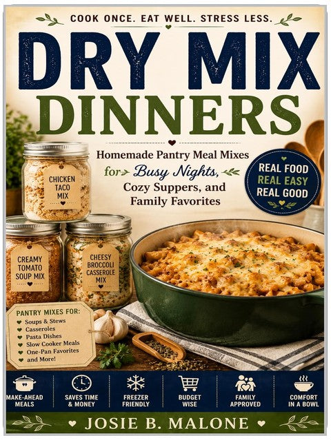 Dry Mix Dinners: Make-Ahead Jar Meals & Seasoning Blends for Fast, Flavorful Weeknights (Sizzling Sauces & Condiments Book 2)