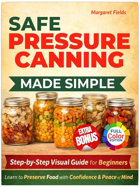 Safe Pressure Canning Made Simple for Beginners: An Easy Step-by-Step Visual Guide with Beginner-Friendly Recipes to Preserve Food with Confidence and Peace of Mind