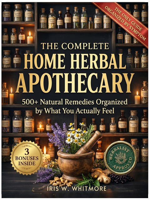 The Complete Home Herbal Apothecary: 500+ Herbal Remedies for Sleep, Stress, Digestion & Everyday Ailments — The Only Complete Guide Organized by Symptom, Not by Plant