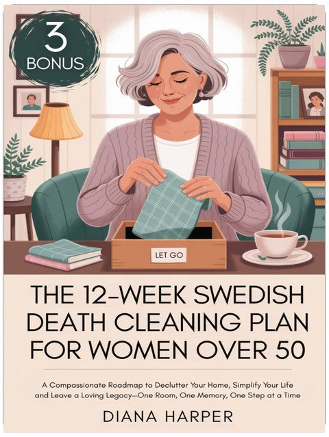 The 12-Week Swedish Death Cleaning Plan for Women Over 50: A Compassionate Roadmap to Declutter Your Home, Simplify Your Life, and Leave a Loving Legacy—One Room, One Memory, One Step at a Time
