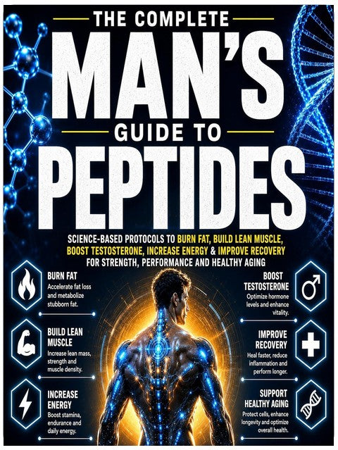 The Complete Man’s Guide to Peptides: Science-Based Protocols to Burn Fat, Build Lean Muscle, Boost Testosterone, Increase Energy & Improve Recovery for Strength, Performance and Healthy Aging