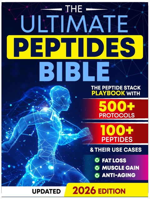 The Ultimate Peptides Bible: A Complete Guide to Safe, Science-Backed Peptide Therapy for Weight Loss, Muscle Growth, Anti-Aging, Gut Health, Brain Fog, Anxiety, Energy, and Longevity