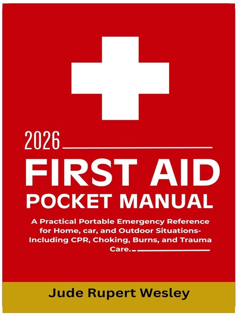 First Aid Pocket Manual 2026: A Practical Portable Emergency Reference for Home, car, and Outdoor Situations-Including CPR, Choking, Burns, and Trauma Care